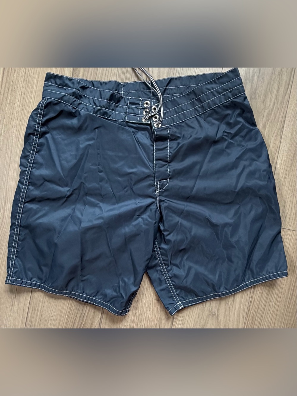 Birdwell Beach Britches Board Shorts Mens 36 Navy Nylon